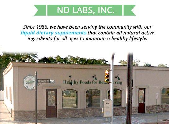 We have been serving our community since 1986. Stop by our store to get great deals on our line of liquid supplements!