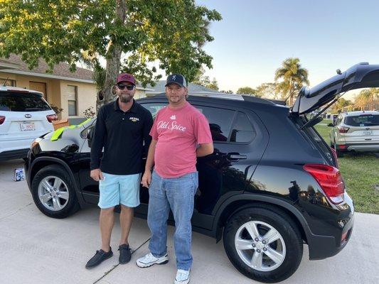 Our 2021 Chevy Trax and our Chevy Guy Jimmy Kelley!