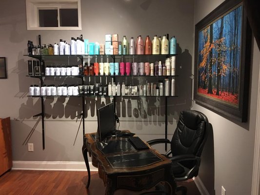 Full line of professional hair products for my customers