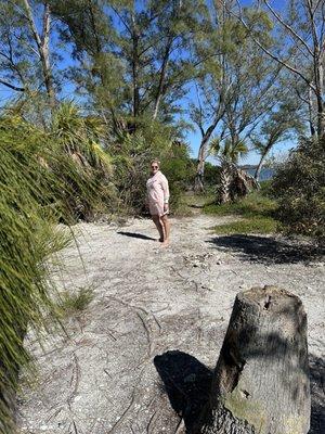 Little camping island we pulled up to