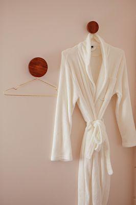 Cozy robes and gowns in every room