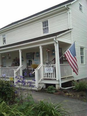 They have porch seating during the nice seasons.