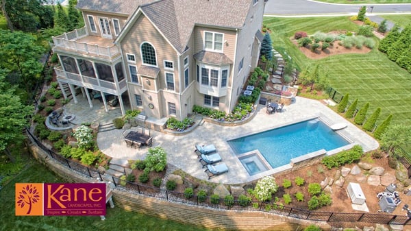 "The Overlook" - Pool, Paver Patio, Firepit, Retaining Wall, Fence, Stepper Walkway in Vienna, VA