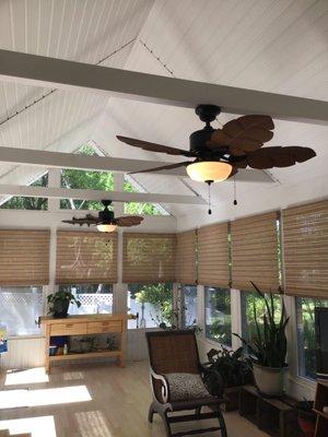 Our service professional installed these ceiling fans for our customer in Lexington, SC.