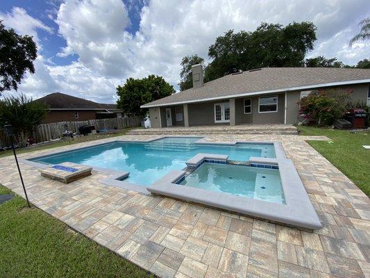 Pool patio