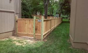 4' tall picture frame fencing.