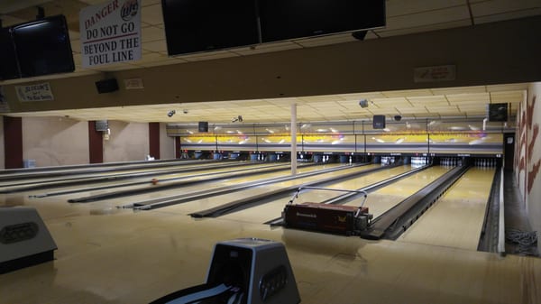 12 lane bowling alley