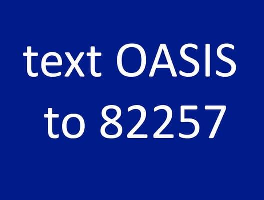 text oasis to 82257