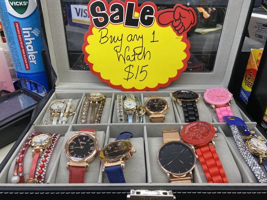 Watches for only $15.00