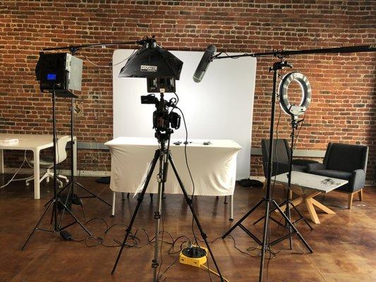 Corporate Video Interview Setup in San Francisco