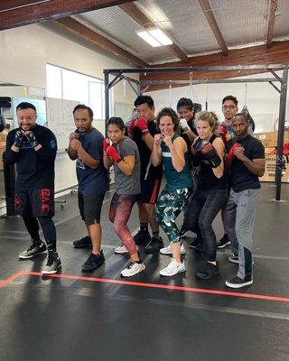 Honored to host boxing seminar with Professional Boxer Meriem Boudjarane