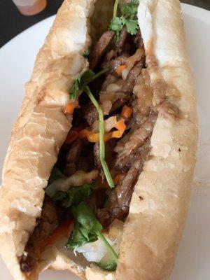 Lemongrass Banh Mi (Vietnamese Sandwich) is so tasty!