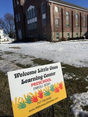 This is the church where we have our Preschool Classrooms!