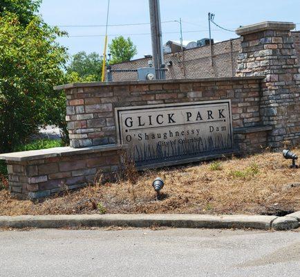 Entrance signage