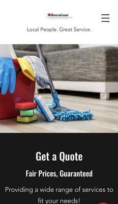 Get a free quote today along with one complimentary cleaning!