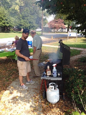 After church cookout.