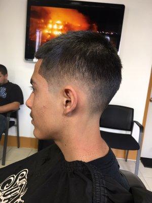 Low skin fade from marcus here at precisely cut