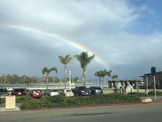 A beautiful day before the storm here in Coronado.