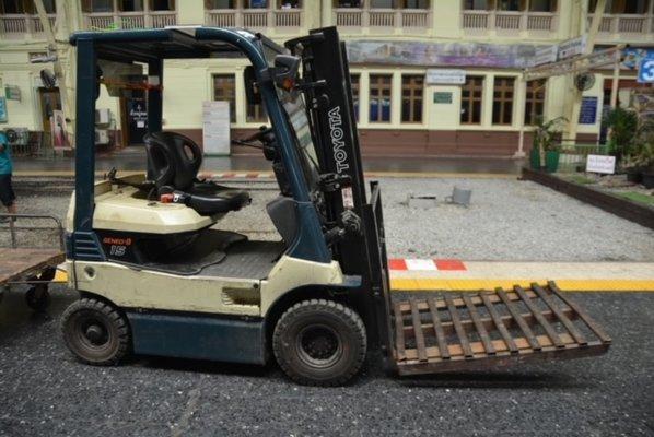 Hands on forklift training