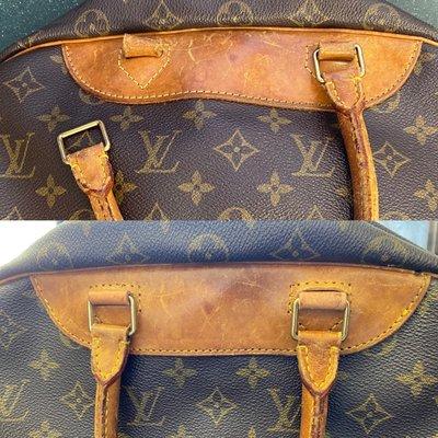 LV handle repair at Courtesy Cleaners