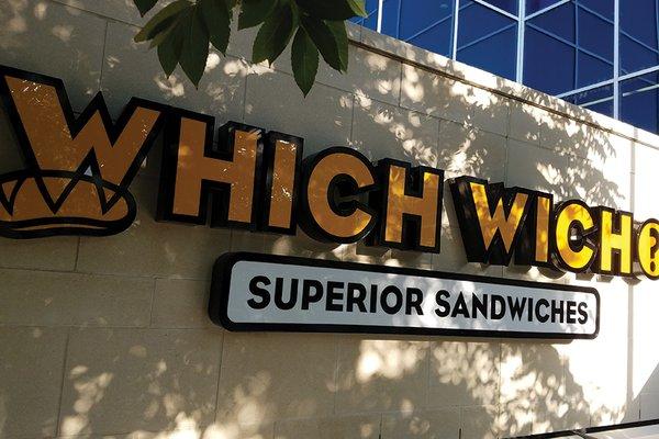 Channel Letter Sign for Which Wich