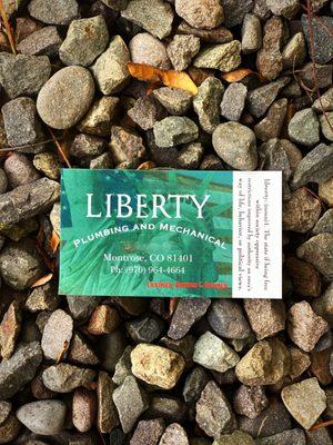 Liberty Plumbing Business Card