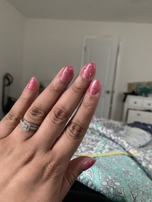 Fill in and gel polish