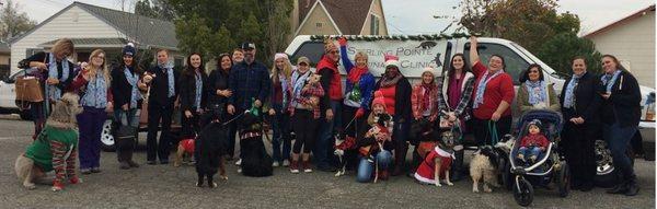 SPVC family - Lincoln Christmas Parade