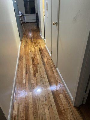 Wood floor sanding, and refinishing