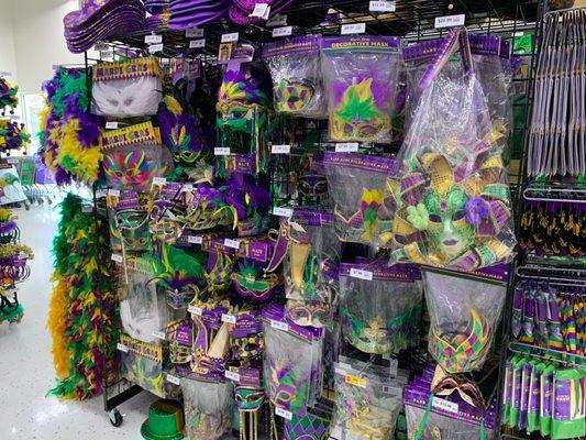 Mardi Gras decorations