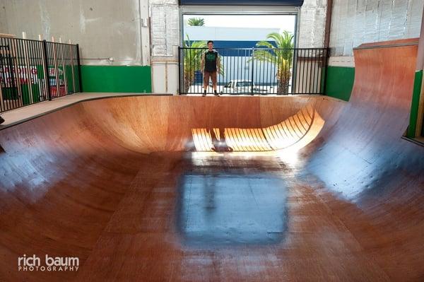 Skate Bowl  5' deep, 9.5' over vert tombstone