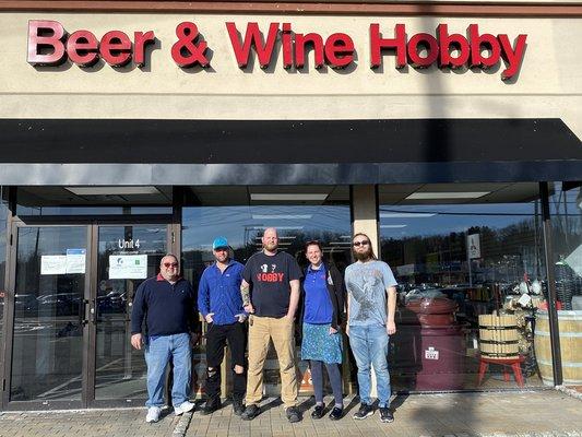 The Crew at Beer & Wine Hobby Danvers, MA