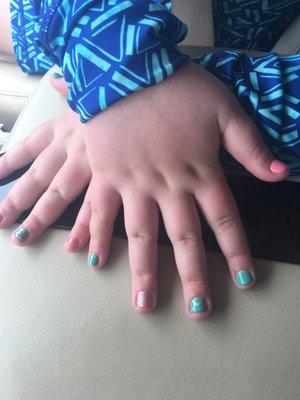 Tanisha did my daughters nails