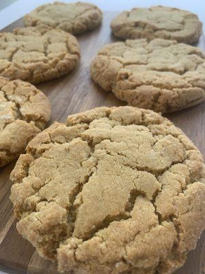 Peanut butter cookies - we make ours to be both soft and chewy for that perfect texture.