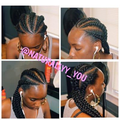 Goddess braids