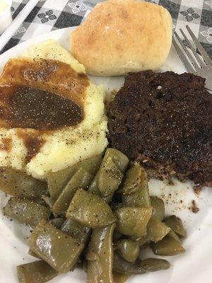 Hamburger Steak Dinner