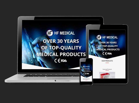 Responsive Website Design for HF Medical USA in Atlanta Georgia