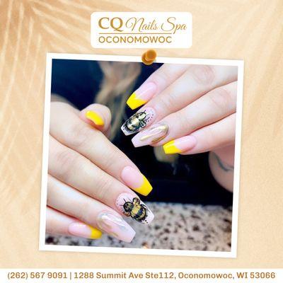 Sip, relax, and enjoy beautiful summer nails at CQ Nails Spa Oconomowoc. Take advantage of our special summer offer today!