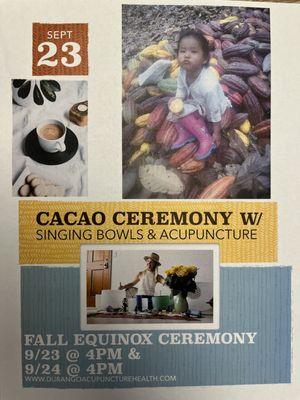 cacao ceremony