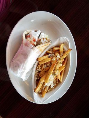 Gyro and Fries