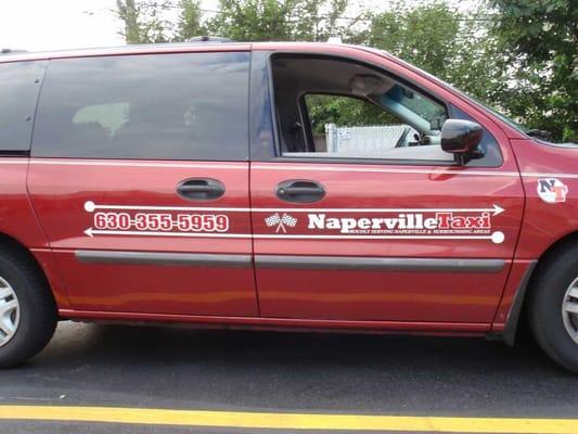 Naperville Taxi #21 at the Dunkin Donuts Parking Lot