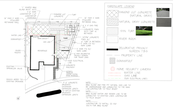 2D Landscape Plan (page 1)