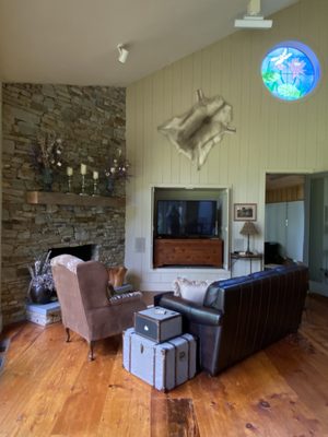 Commanders quarters living room space