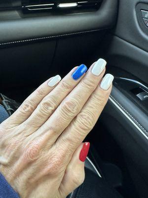 4th of July nails!