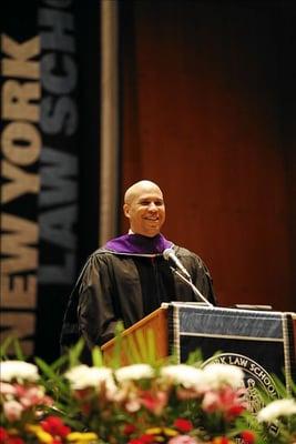 Newark Mayor Cory Booker was the speaker at New York Law School's 2011 Commencement.