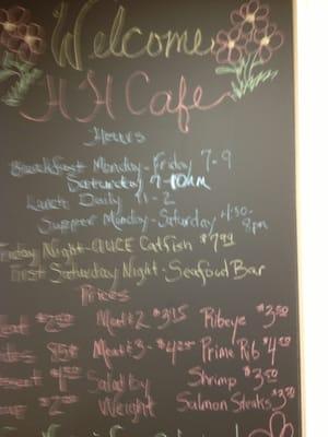 Hillside Hospital Café hours