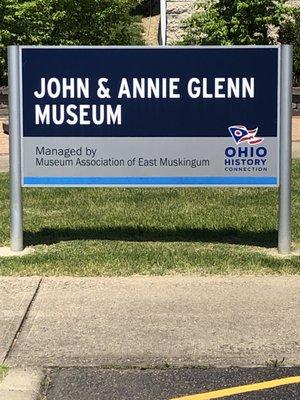 Museum sign