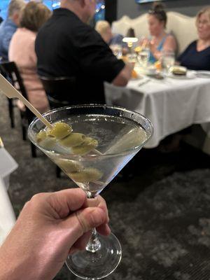 Beefeater Gin Martini with Blue-cheese Olives - Fantastic