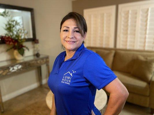 Meet Gaby, the owner who has been cleaning houses for more than 25+ years. She personally makes sure your house ends up the cleanest.