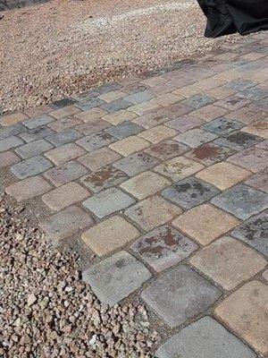 Pavers starting at $12 a square foot for labor and materials!